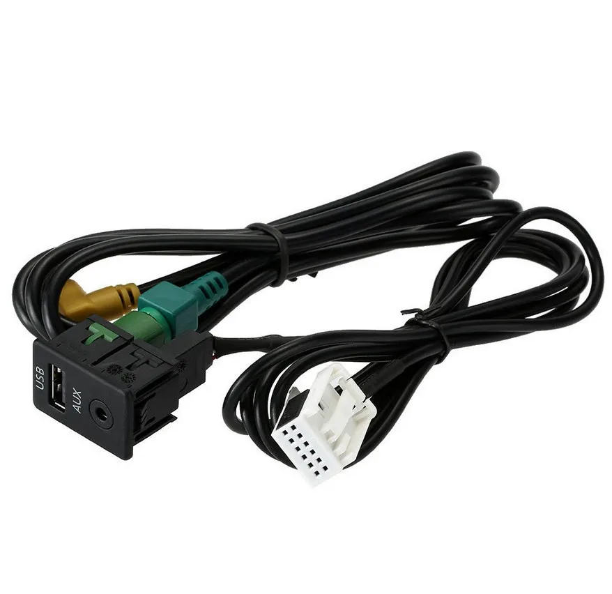 RCD510+ 310+ 300+ RNS315 AUX USB кабель переключения подходит для VW MK6 для гольфа для Jetta для CC для PASSAT B6 B7