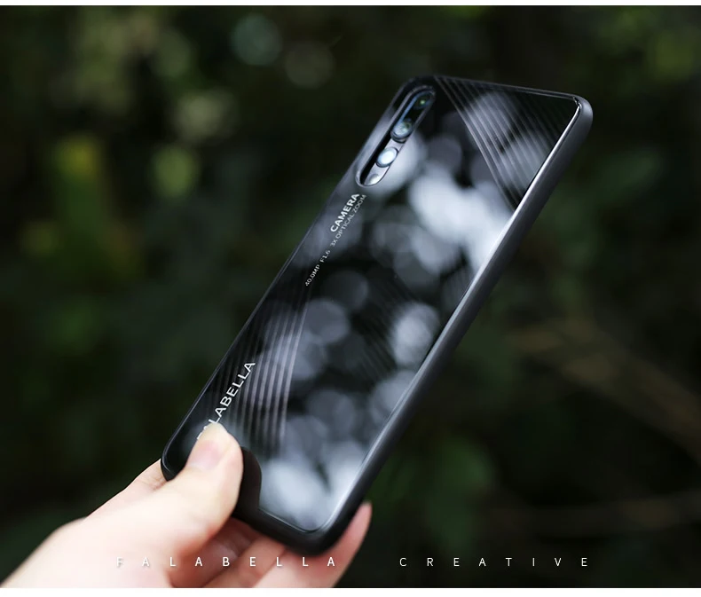 Чехол из закаленного стекла Mate20 для Huawei Mate 20 Pro X P20 текстура углеродного волокна