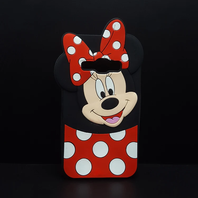 Мягкий силиконовый чехол с 3D рисунком милой Минни для samsung GALAXY J1 mini J1 J3 A3 //J3 /J120/J310/J320