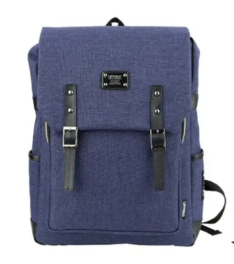 2017 нейлон холст рюкзак ремень hasp женщины мужчины школьные сумки старинные