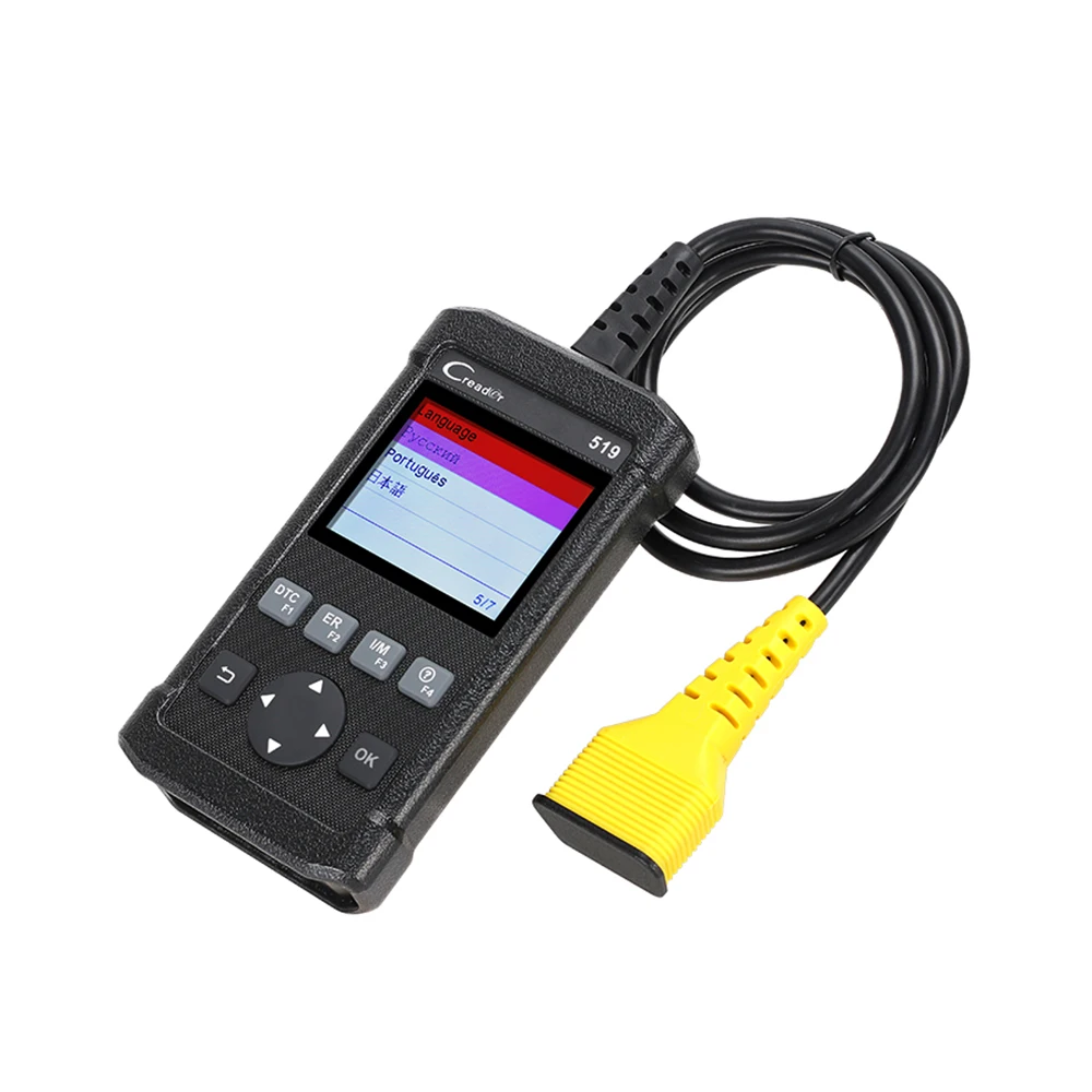 Старт X431 CReader 519 OBD2 EOBD(система бортовой диагностики, новая версия диагностического инструмента считыватель кода запуска Creader 519 PK Creader 6/AL519 DIY сканер