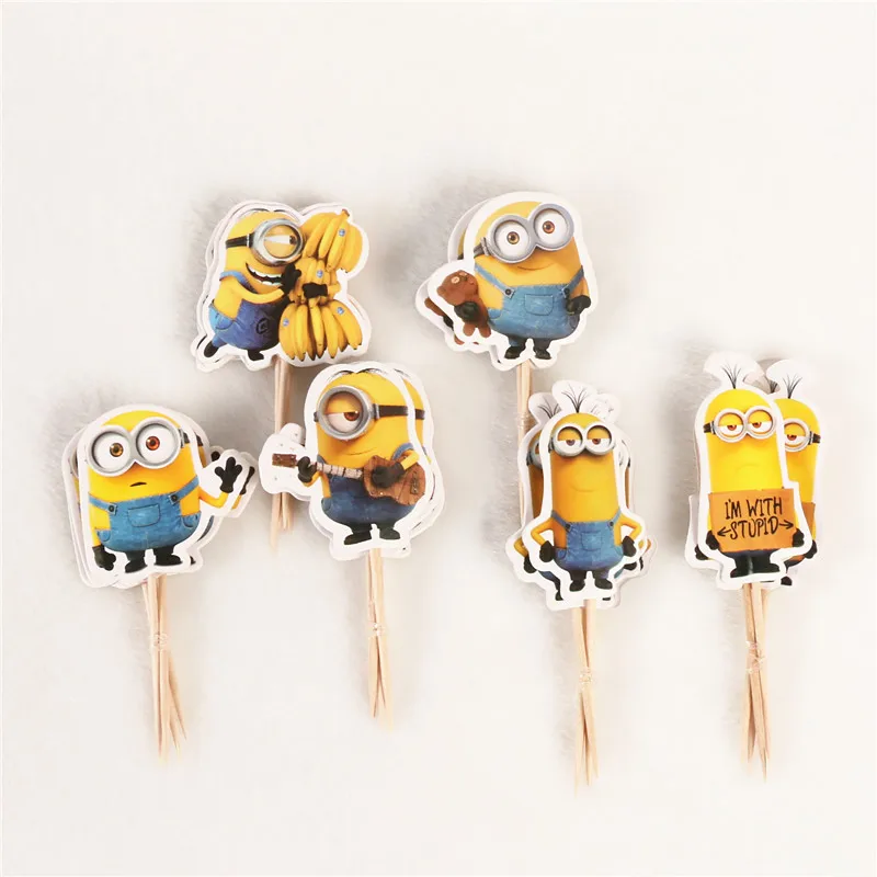 New Minions Cupcake Stand Cupcakes Shelf Holder Candy Bar Baby Shower Supplies Kids Birthday Party Decoration | Дом и сад