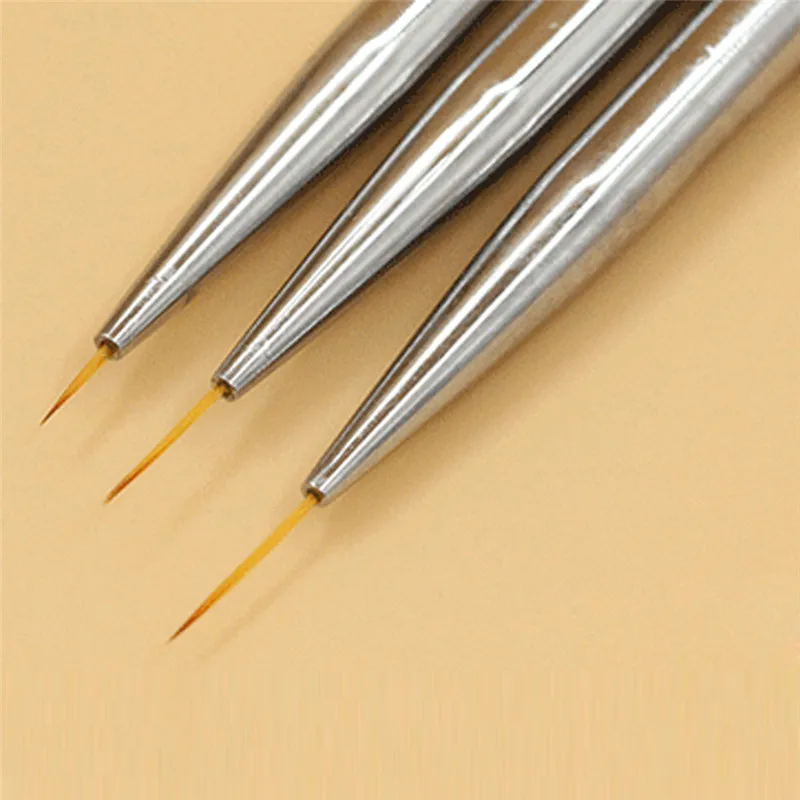 Новинка хит продаж 3 шт. ручка для дизайна ногтей узор силиконовые трубки