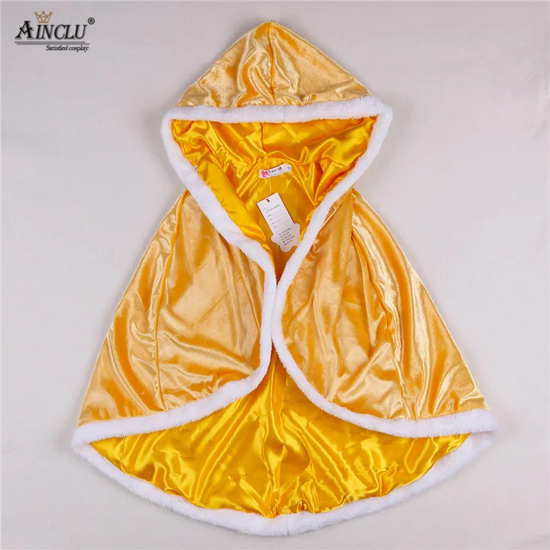 Ainclu Girls Frozen Shawl Princess Cloak Winter Kids Clothing 5 Colors for Height 110cm-150cm Cosplay Cute Costumes | Тематическая