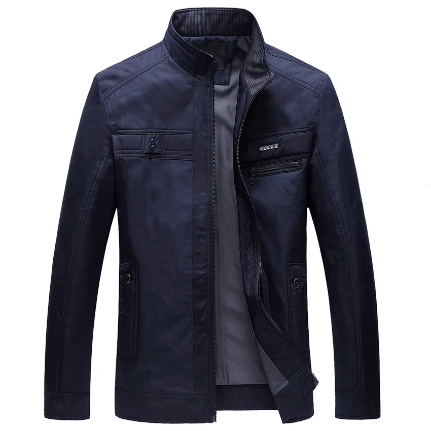 Мужская куртка мода Бизнес тонкий срез сшивание Синий Весна Горячая Распродажа |