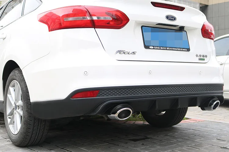 Для Ford Focus задний бампер диффузор протектор для Ford Focus 2013//// средства ухода за кожей комплект бампер спойлер задней крышки задний спойлер