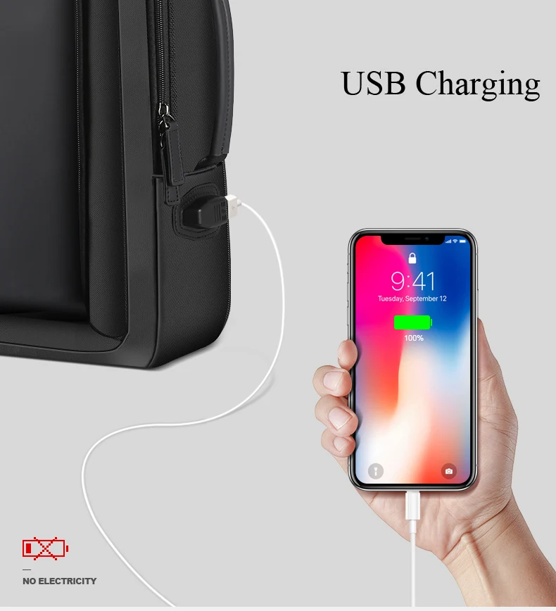 BOPAI, рюкзак для ноутбука с защитой от кражи, USB, внешняя зарядка, 16 дюймов, многофункциональный рюкзак, сумка для путешествий, Мужская школьная сумка для подростков