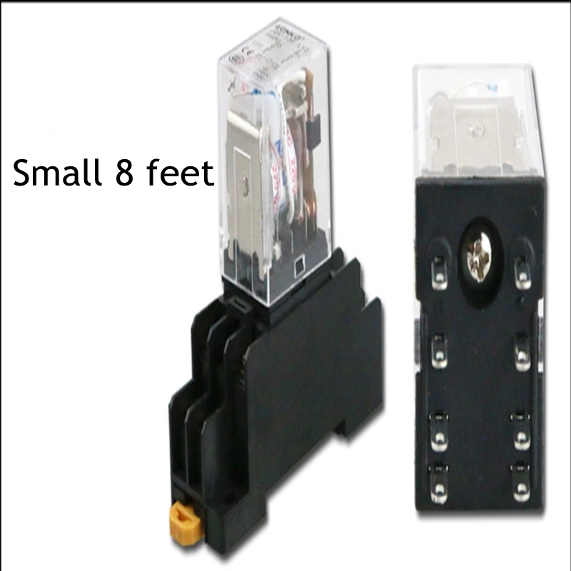 2pcs/lot Small intermediate relay two open closed AC 12V24V110V220V small 8 feet With seat | Обустройство дома