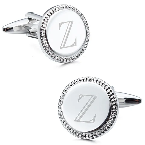 Запонки HAWSON из стали с гравировкой инициалов