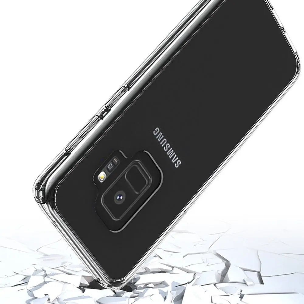 Чехол для Samsung Galaxy S9 Plus Прозрачный ударопрочный устойчивый к царапинам чехол