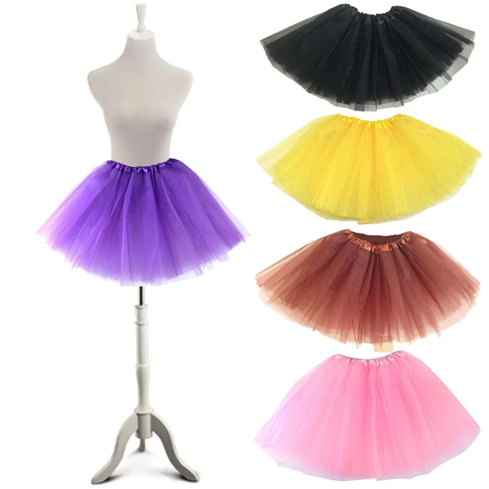 15 видов цветов Женская балетная юбка пачка феи вуаль Лебединое озеро костюм для