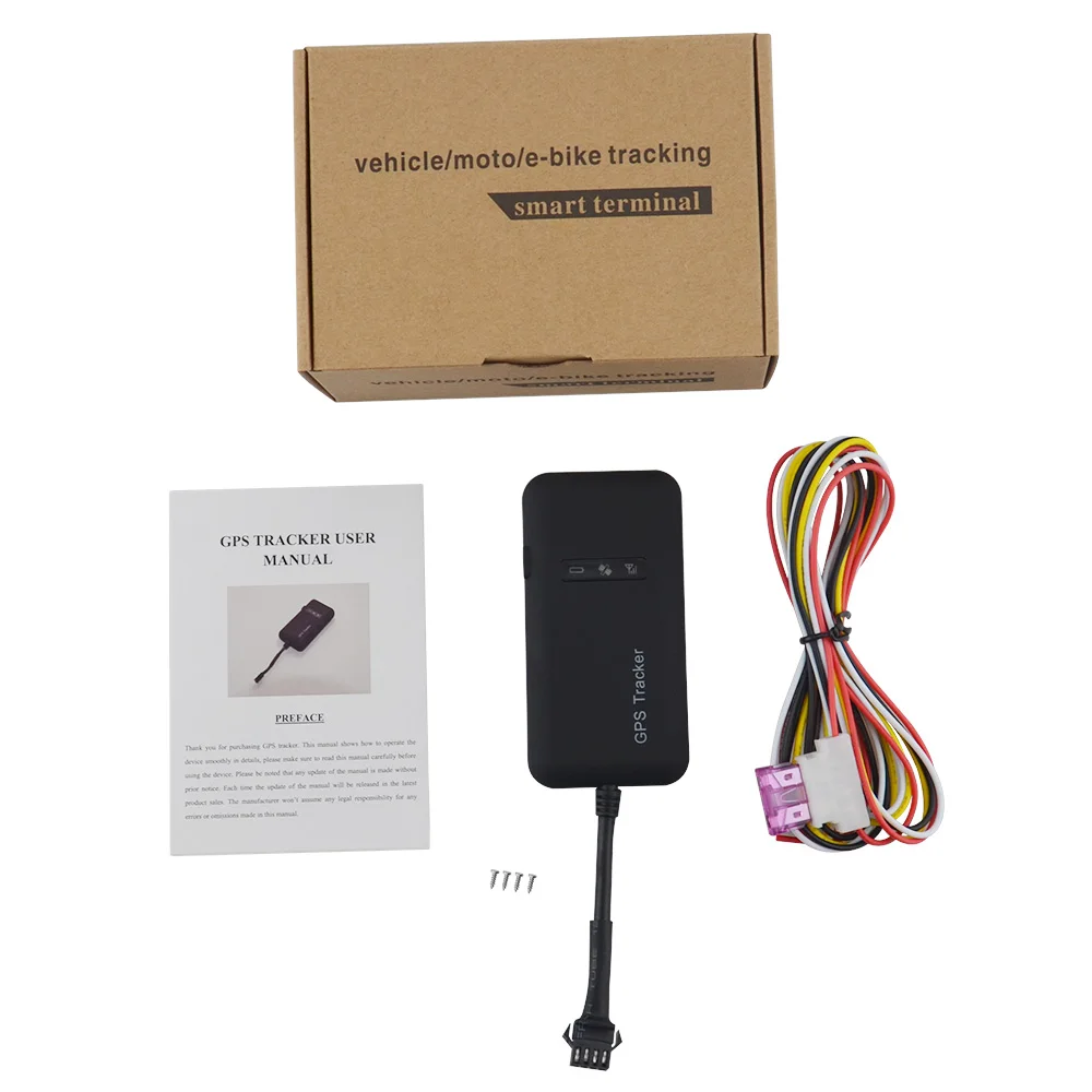 20 шт. GPS мотоцикл/автомобильный трекер TK110 4PIN cut power alarm превышение скорости