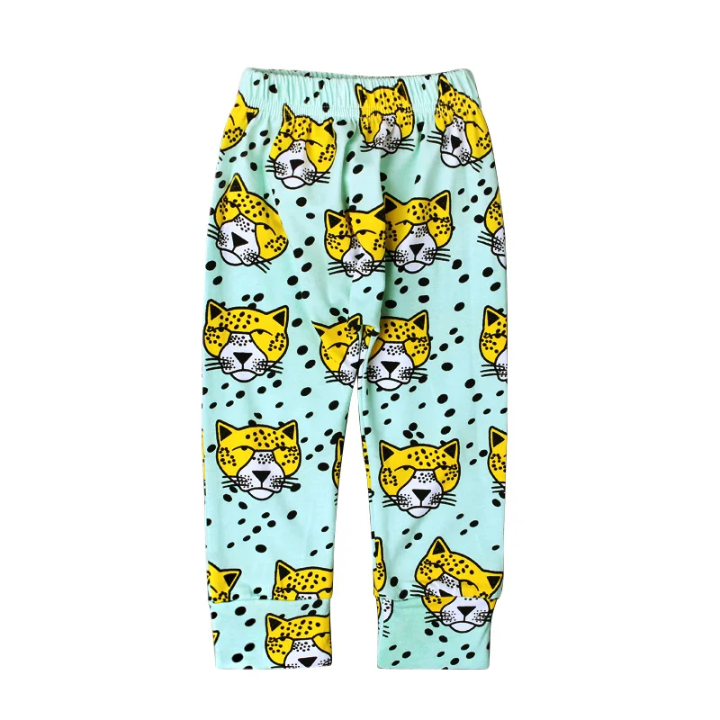 Милые Модные леопардовые штаны для новорожденных брюки малышей унисекс одежда