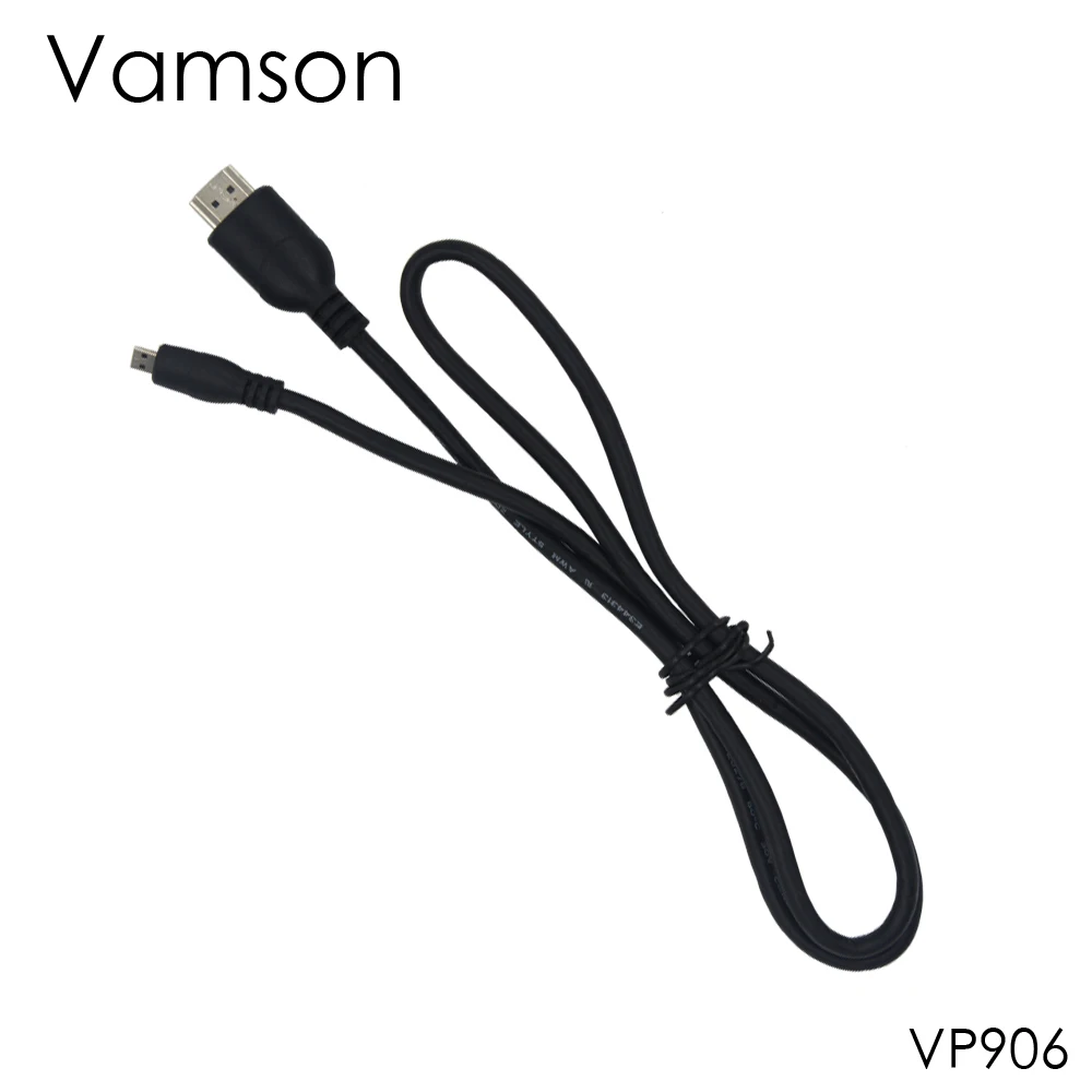 Vamson для Go Pro Аксессуары 1 5 м HDMI кабель Gopro Hero 3 Спортивная камера VP906|for gopro hero|accessori
