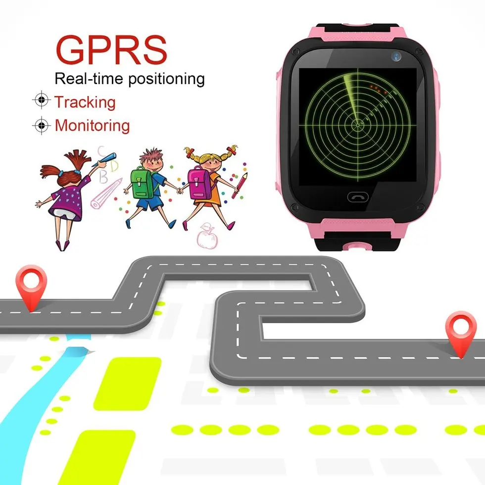 Дети 1 44 дюймов SOS Аварийная сигнализация камера Анти Потерянные Часы G36M