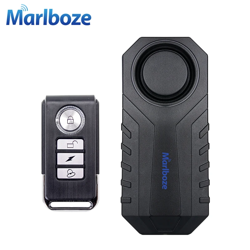 

Marlboze Waterproof Remote Control Bike Motorcycle Electric Car Vehicle Security Anti Lost Remind Vibration Warning Alarm Sensor