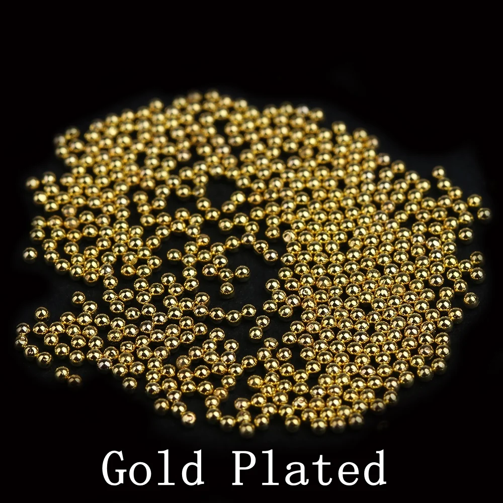 Металлические бусины 10 г золотистые серебристые никелевые гвозди модные