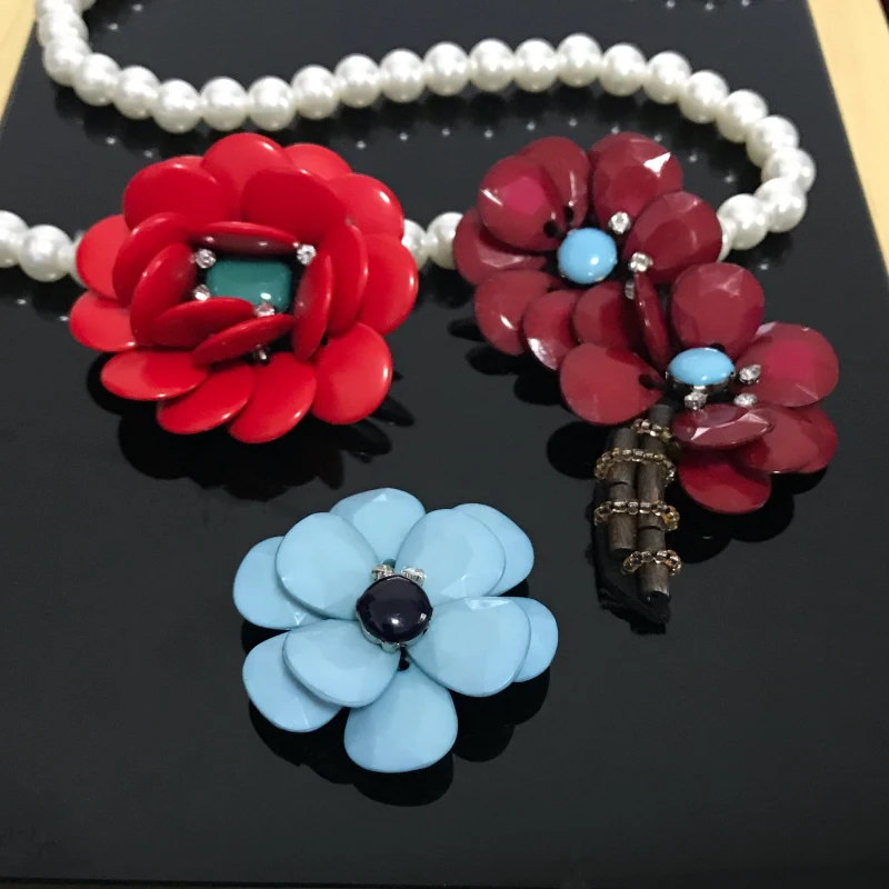 Ручная аппликация для ногтей из смолы цветы Одежда DIY аксессуары украшение 3D