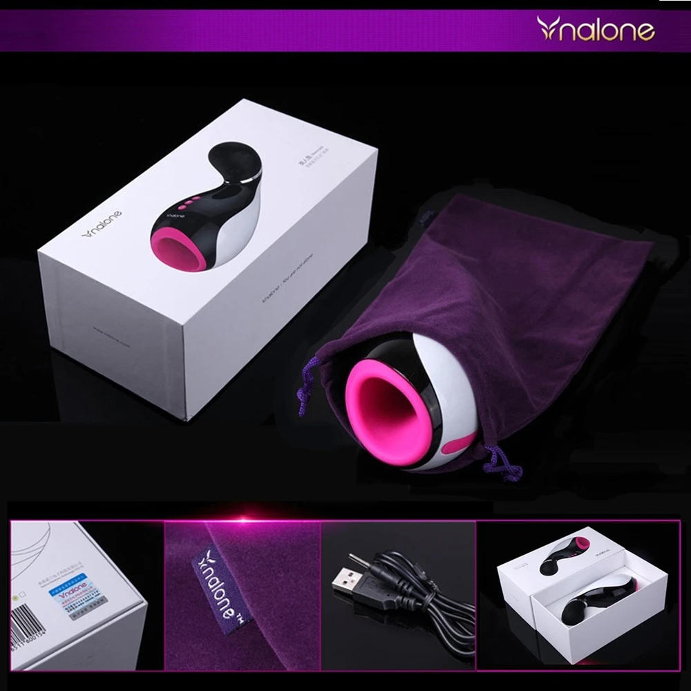 Nalone Electric Male Masturbator for Men Sex Toys Penis with Sucking Function and 7 Speed Vibrations Waterproof &amp USB Charge | Красота и