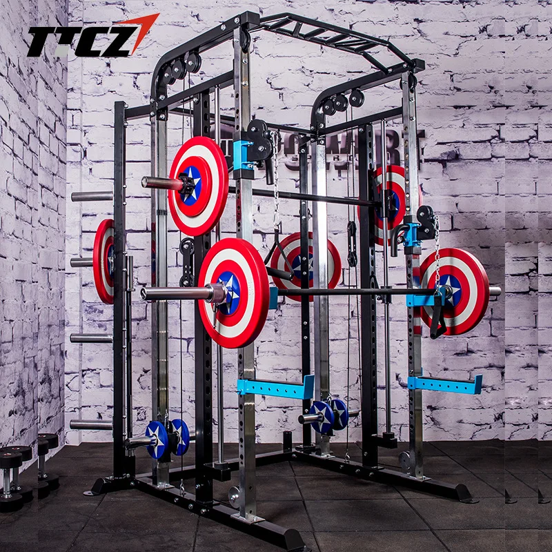 Функциональный Тренер кроссовер кабель Станции Домашний Спортзал Шкив Машина