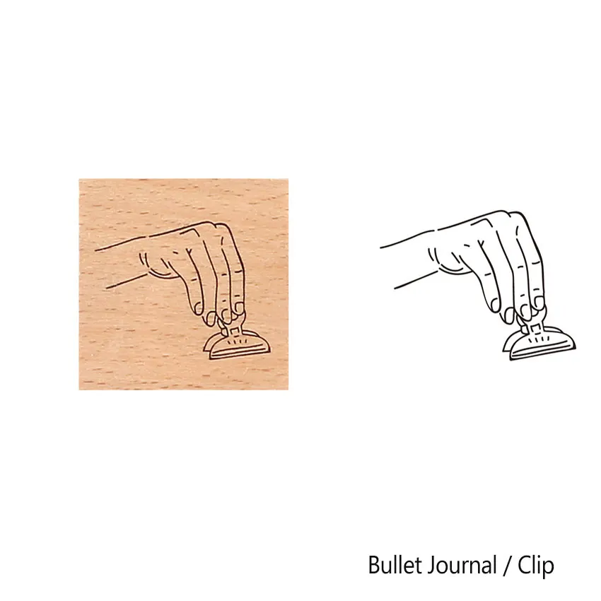 Новое поступление молочные базовые серии деревянные штампы для Bullet Journal ручной работы настроения сладкий резиновый штамп A012