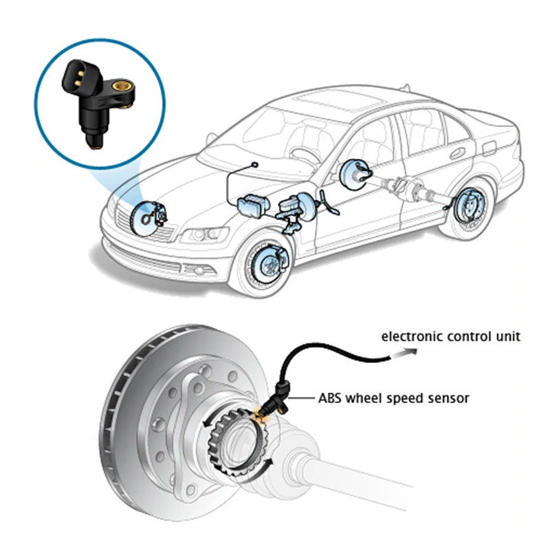 

FRONT WHEEL ABS SPEED SENSOR FOR BMW Z3 E36 323i 323is 328i 325i 325is 318ti 34521163027