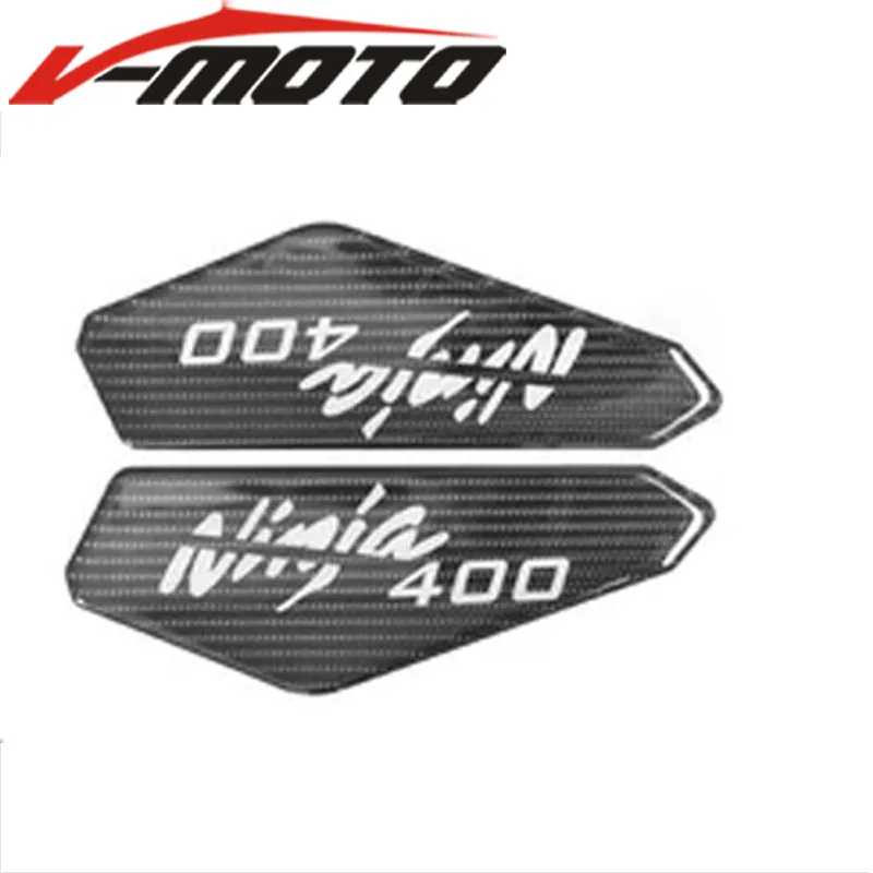 Для KAWASAKI NINJA 400 NINJA400- ninja 400 ninja/400 5D углеродное волокно наклейка с логотипом защита бака