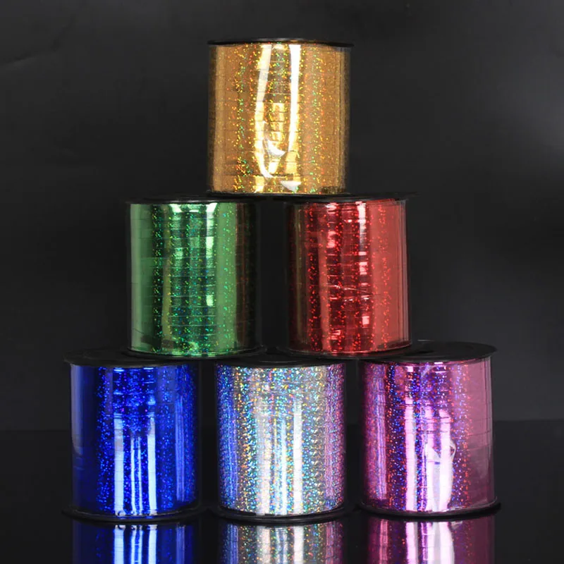 

250 yard DIY Sparkling Foil Balloon Ribbon Rope Strap Home Wedding Party Decor Children Kids Birthday Balloons Rope