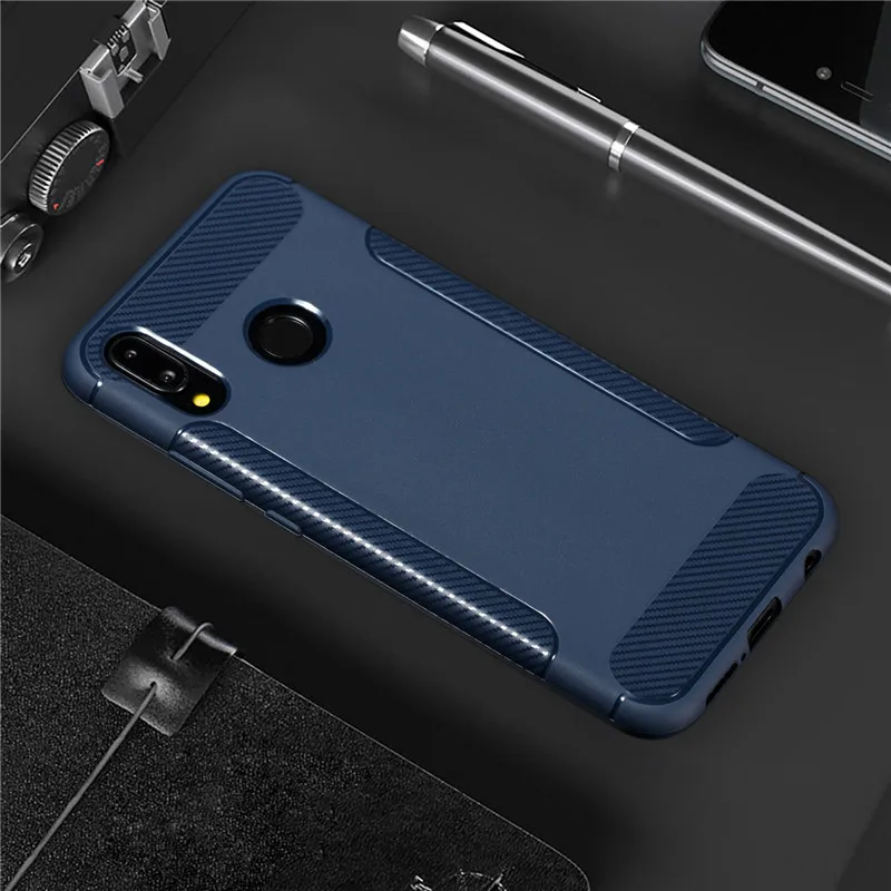 Модный Ударопрочный Мягкий чехол с узором для Huawei P20 lite Nova 3i 3E 2i Y5 Y6 Y7 Y9 2018 на Honor 9i 7A
