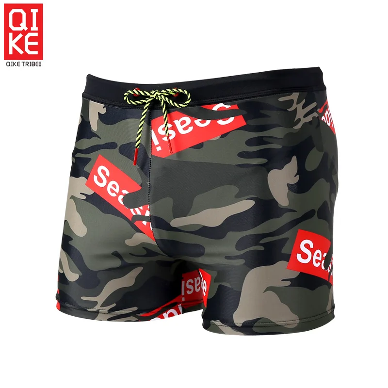 Swimming trunks Summer Men's wear pool shorts sexy bikini plus size swimsuit maillot de bain low waist breathable mesh | Спорт и