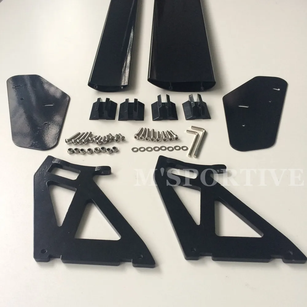 GT 55 &quotлегкий алюминиевый задний багажник двухслойный спортивный спойлер/крыло