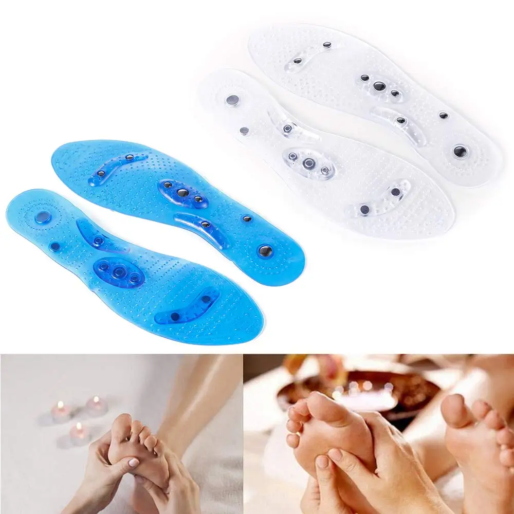 Массажные стельки Reflexology Pain Plantar Fasciitis рельефные силиконовые с поддержкой арки