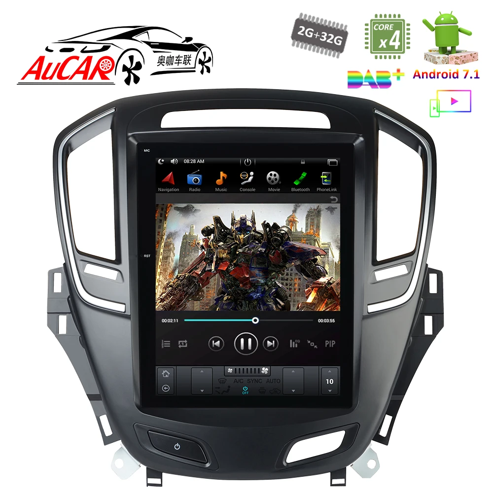 Фото Мультимедийная магнитола для Opel Insignia Buick Regal 7,1, Android 10,4, 2014 дюйма, GPS, Bluetooth, Wi-Fi, 4G №4