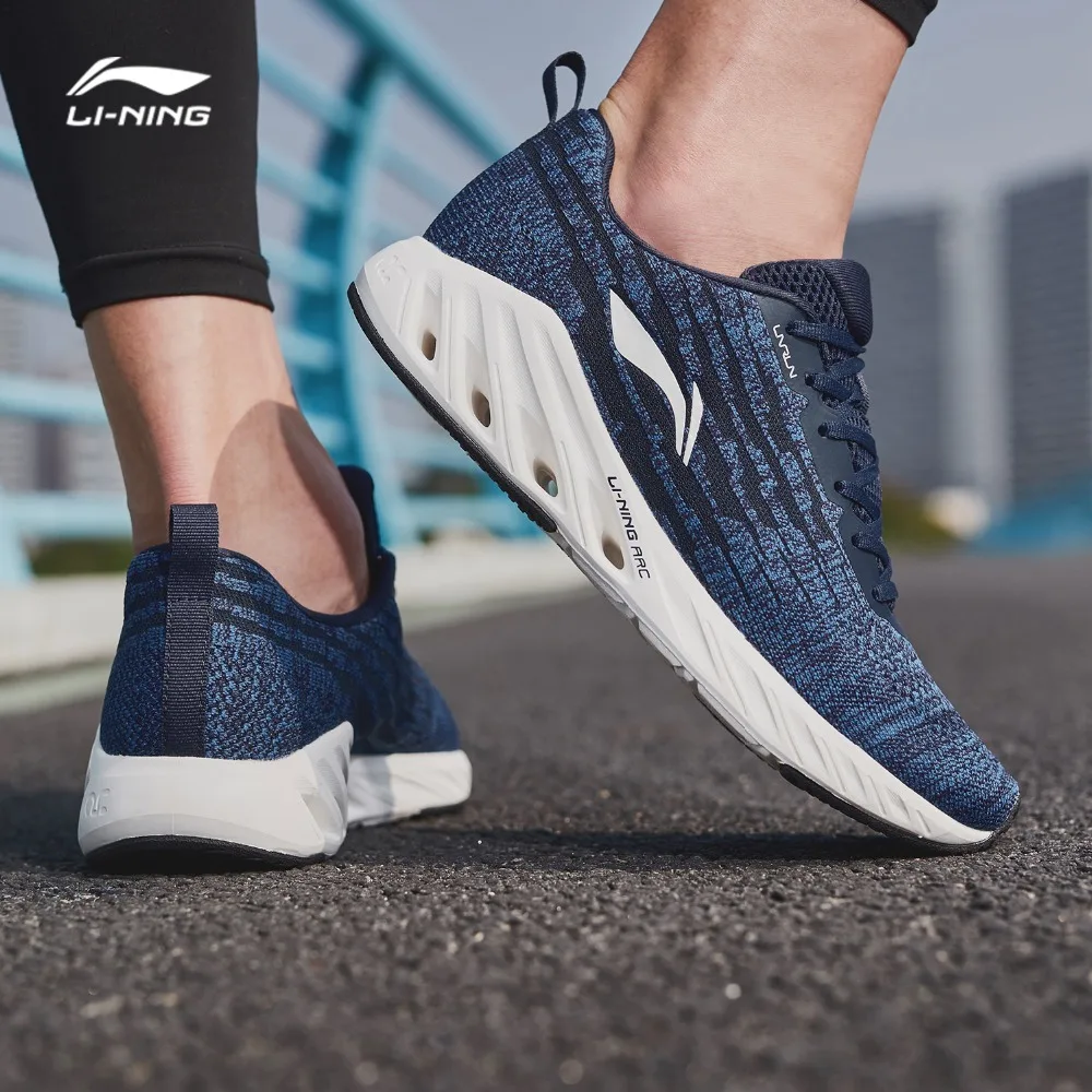 Мужские кроссовки для бега Li Ning LN ARC 2018 дышащие из моно пряжи ARHN083 SOND18|Беговая