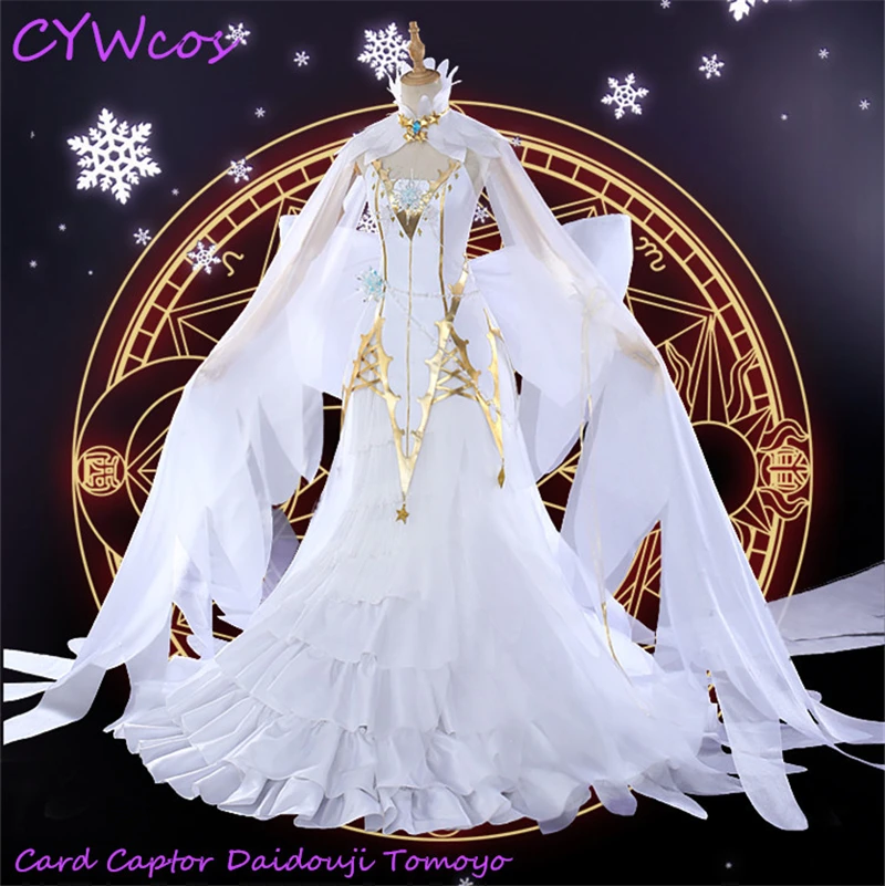 Карточный чехол Daidouji Tomoyo костюм для косплея снежного Ангела прозрачный