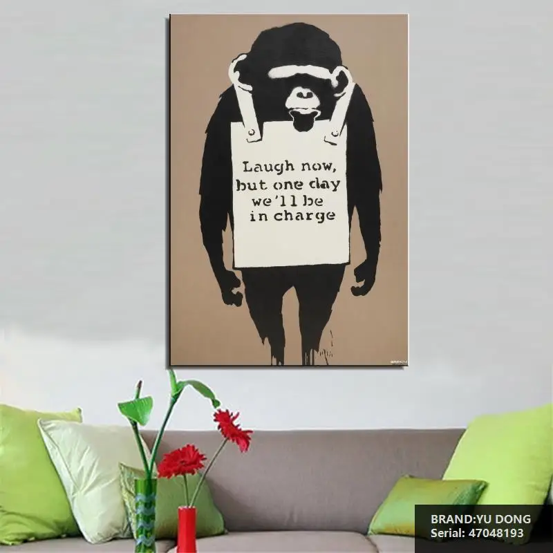 Искусство Бэнкси современный художественный Портрет Абстрактная Живопись