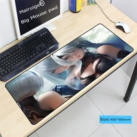 mairuige nier automata anime girl large mouse pad gamer keyboard mat xl table protector soft gaming mousepad for csgo dota lol