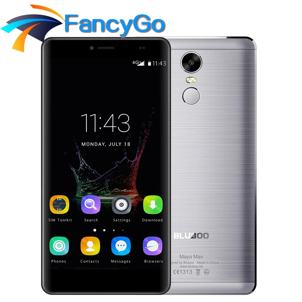 BLUBOO Майя Max 4G Мобильный телефон 6 0 дюймов HD Android mtk6750 восемь ядер 3G RAM 32G ROM