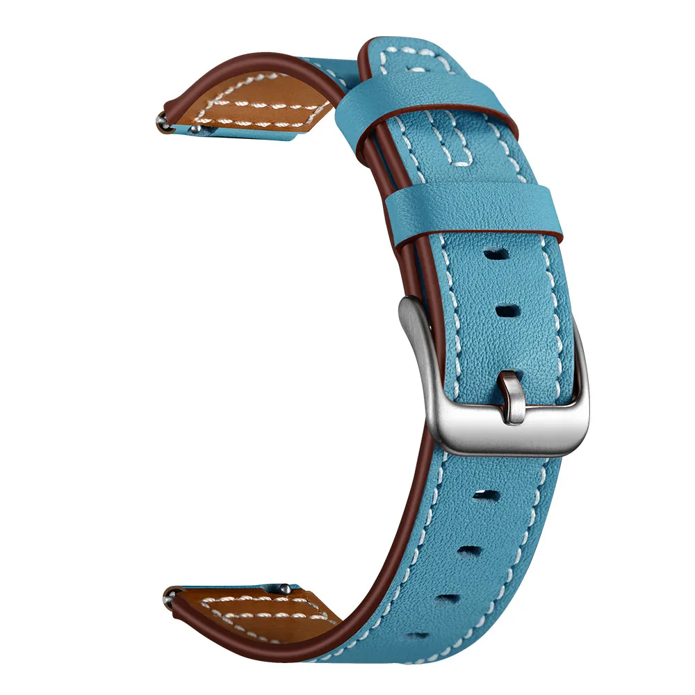 Blue Style U Для huawei B5 Talkband ремешок для часов 18 мм браслет кожаный ремешок Замена браслета аксессуары для часов - Цвет ремешка: Blue Style U