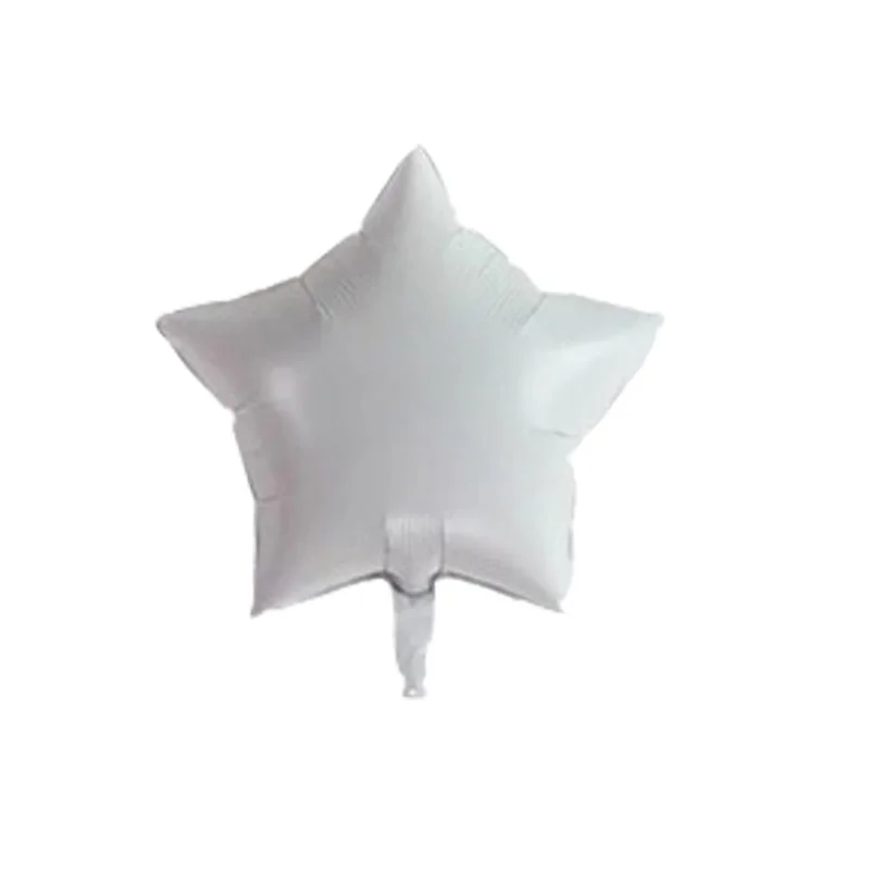 star white 50 шт. 18 дюймов Звездные воздушные фольгированные шары сердце гелиевый баллон шар на день рождения вечерние свадебные украшения вечерние товары сердечки - Цвет: star white
