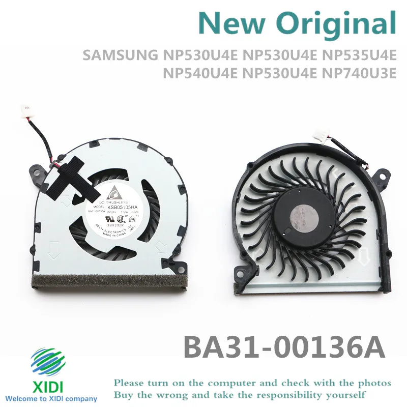 Процессор вентилятор для samsung NP530U4E NP530U4E NP535U4E NP540U4E NP530U4E NP740U3E BA31-00136A BA31-00139A Cpu вентилятор охлаждения