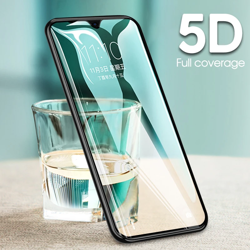 5D полное покрытие закаленное Стекло для samsung Galaxy A8S A7 A9 A6 плюс A30 A50 A10 M10 M20 M30 Экран Защитная Стекло