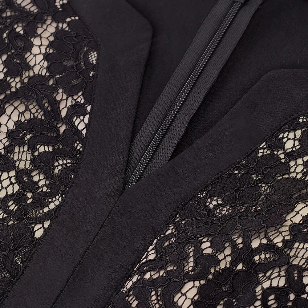 Женское винтажное платье Nice forever однотонное черное с цветочным принтом и