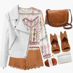 Amelie galanti большая сумка через плечо для женщин коричневая раскрывающаяся с