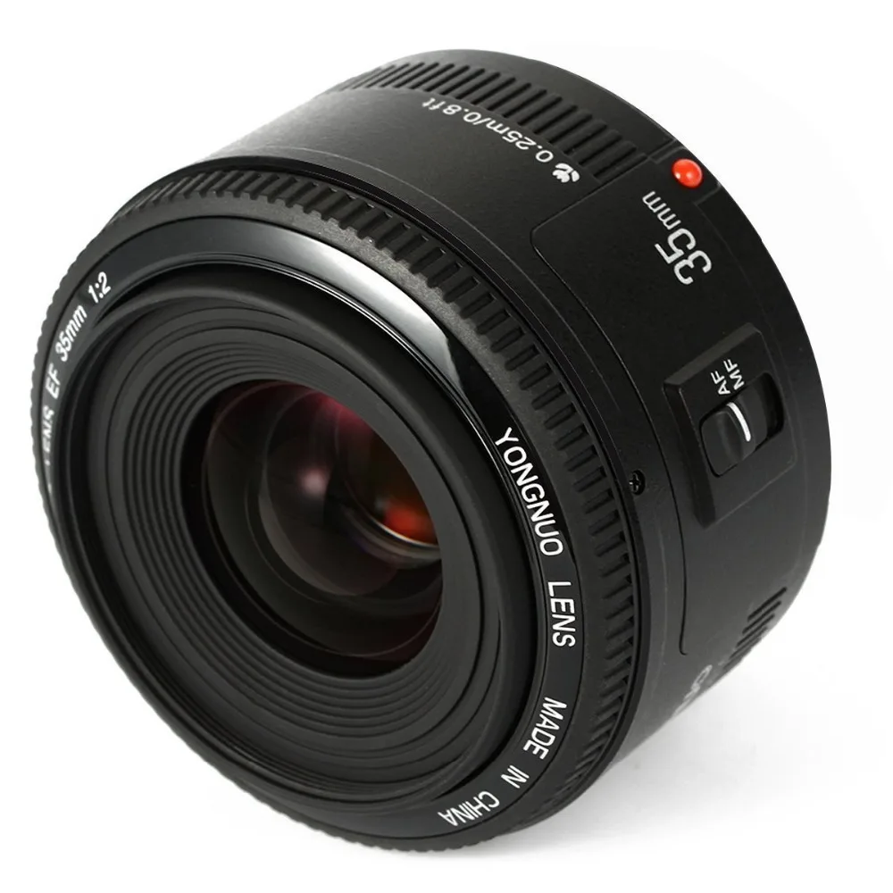 Светодиодная лампа для видеосъемки Yongnuo объектив YN35mm F2 Широкий формат