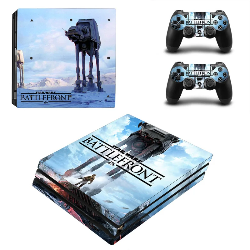 Звездные войны наклейка чехол для Playstaion 4 Pro консоль PS4 наклейки кожи 2 шт