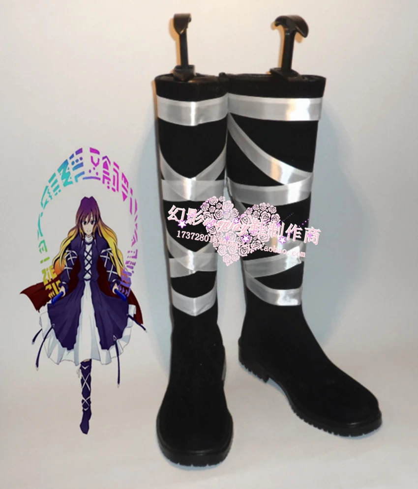 TouHou Project Hijiri Byakuren/длинные ботинки для костюмированной вечеринки на Хэллоуин