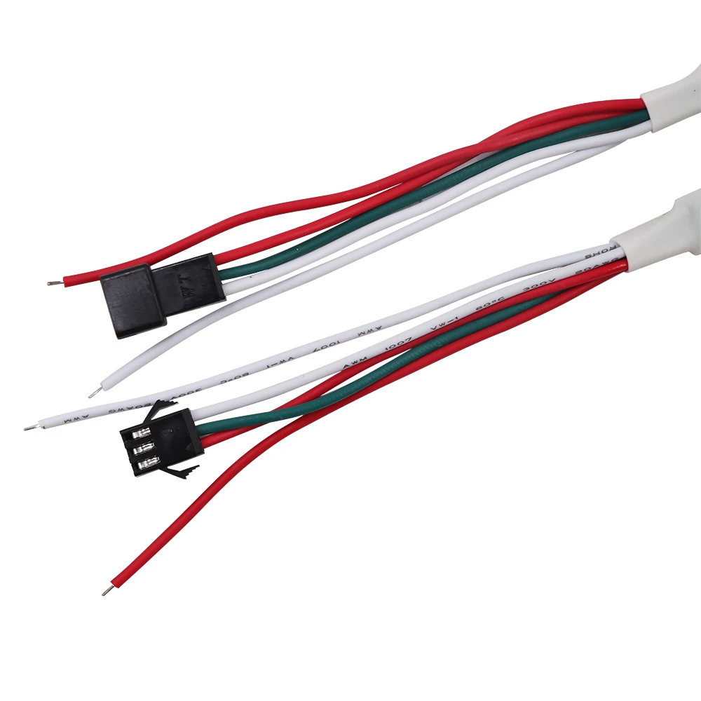Индивидуально Адресуемая умная светодиодная Пиксельная лента WS2812B RGB DC5V 1m 2m 5m 30 60