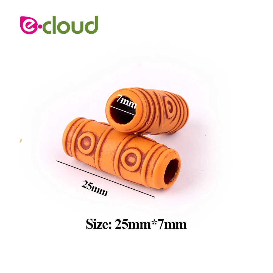 Бусины для плетения волос 7 мм 20 шт./лот|hair beads|for dreadlockshair extension beads |