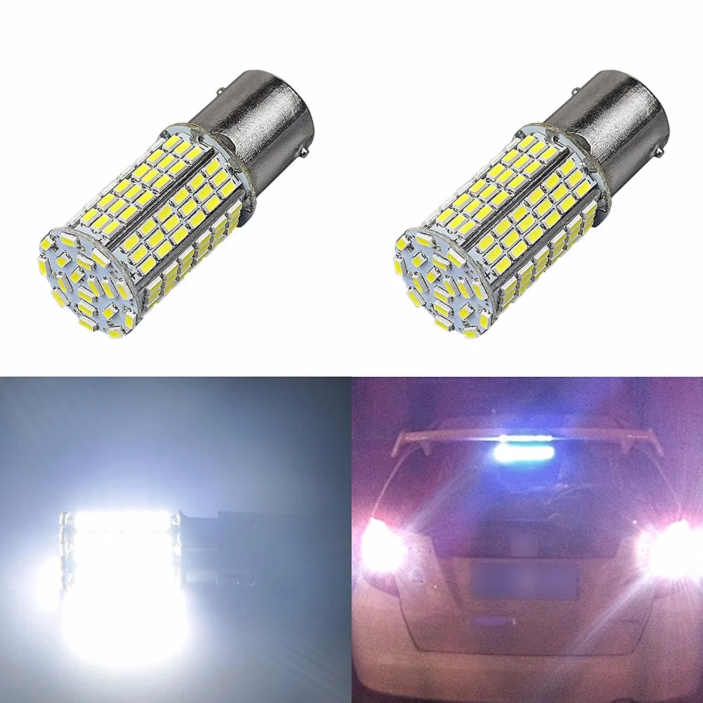 Светодиодная лампа для автомобиля 2 шт. P21W 1141 1156 BA15S S25 Mercedes Benz W211 W221 W220